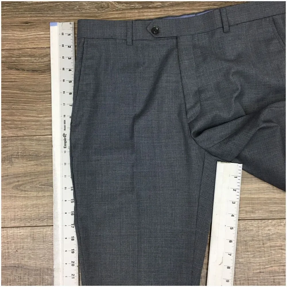 TOMMY HILFIGER Mens Suit 2 Piece Set Size‎ 42L Jacket Blazer Pants Wool Casual